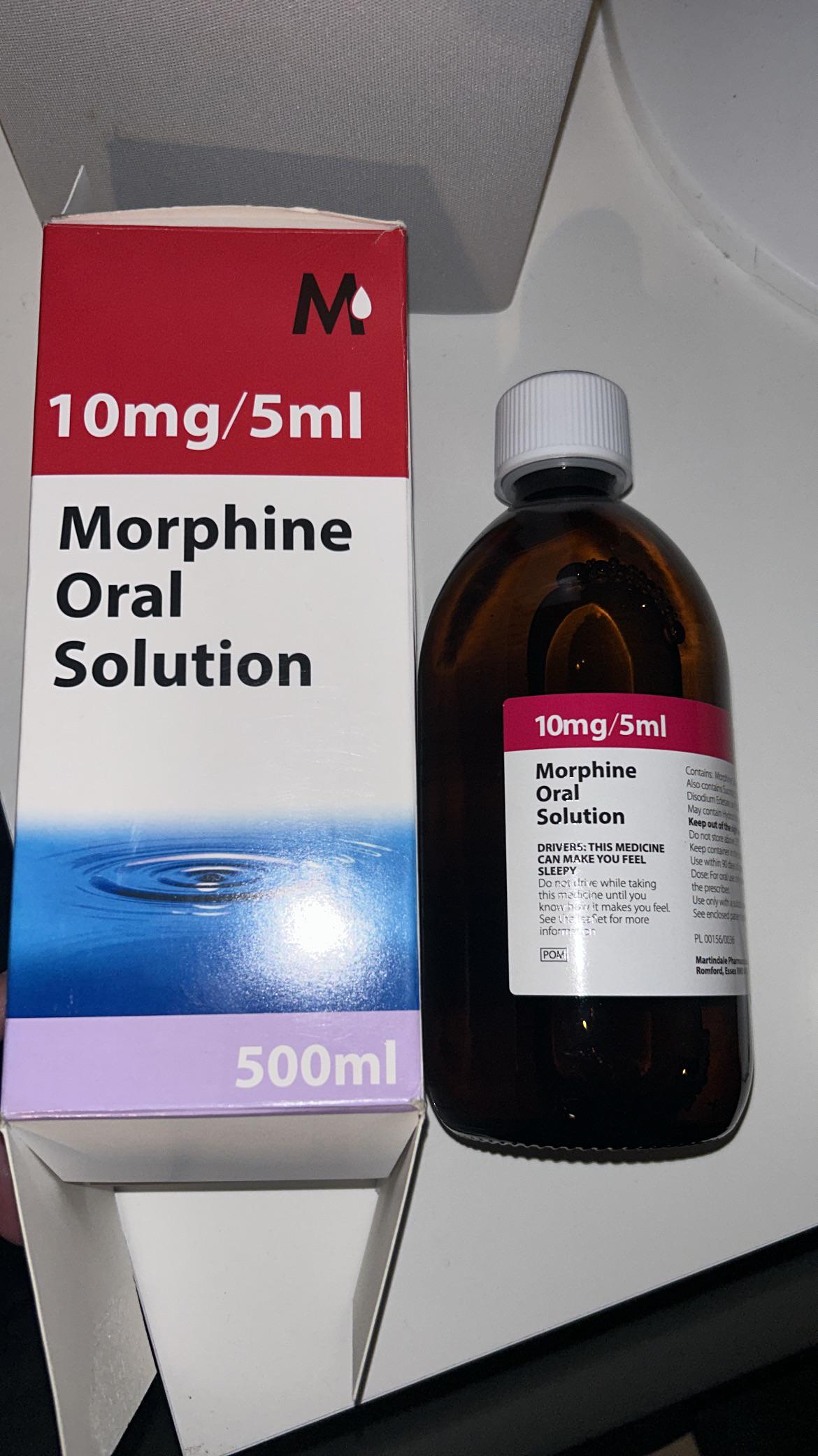 Morfin, oral oppløsning
